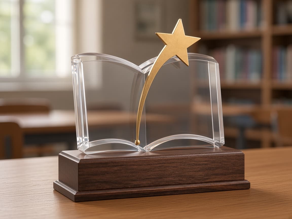 Student Achievement Award design concept, reverse side